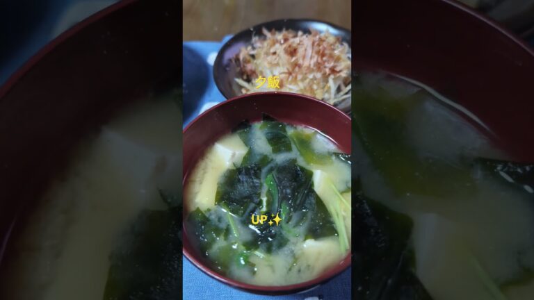 大根とガンモと薩摩揚げの煮物、大根の和風サラダ、ワカメと豆腐のお味噌汁