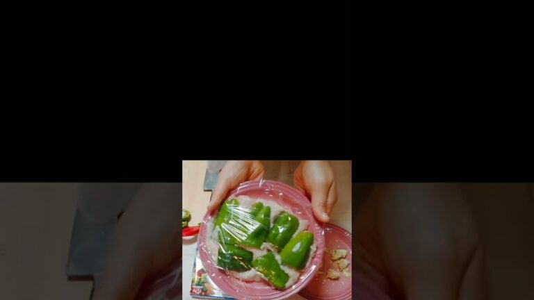 [絶対外れない！]　簡単すぎるピーマンの肉詰め　　