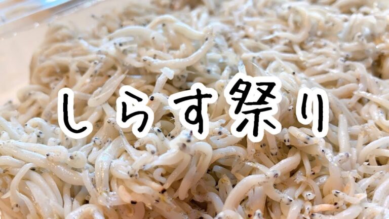 しらすが届いたのでしらす丼作ります