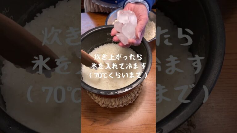 ミィさん食堂の『もち米と麹で作るあまざけのもと💕』#shorts