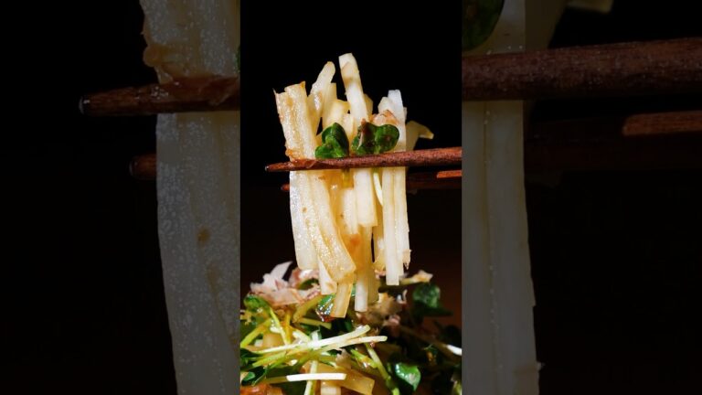 【シャキシャキ止まらん】大根サラダの作り方 #大根 #サラダ#旬野菜 #shorts