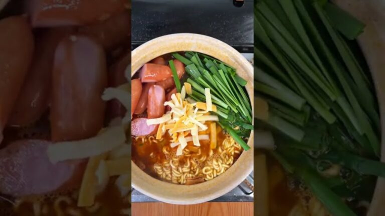 チーズとろとろ！プデチゲ風辛ラーメン