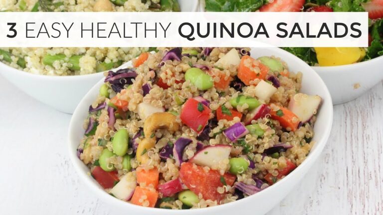 3 MORE Easy Healthy Quinoa Salads