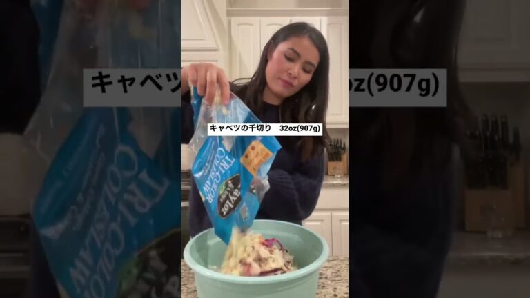 【アメリカから逆輸入】激うまラーメンキャベツサラダ🥗お家ご飯にはもちろん、持ち寄りパーティーにもあり😜💕