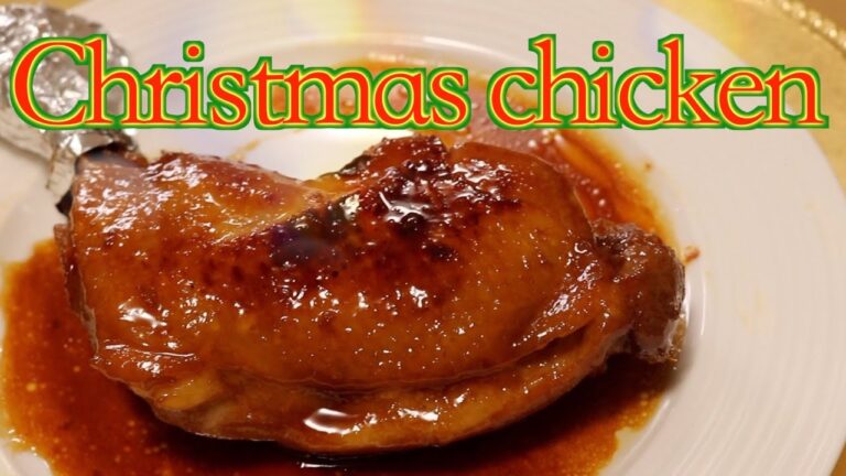 【悶絶テリうま！】映えるクリスマスチキン！ローストチキンレッグ簡単作り方レシピ！