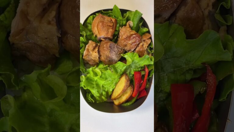 『お弁当のつめ方』スペアリブ🍖のお弁当☆レシピあり