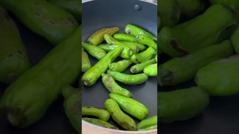 ししとうの焼き浸し