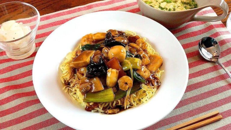 海鮮あんかけ焼きそば