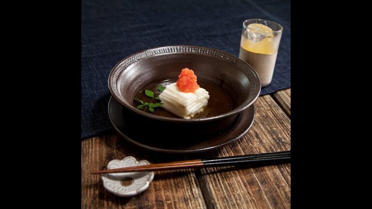 温かい簡単おつまみ 長芋と明太子の出汁がけ ｜和食のレシピ集