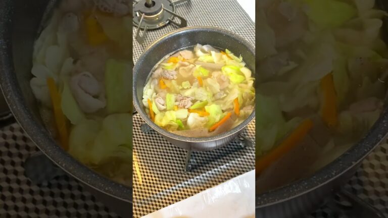 【食費月2万円台】キムチスープ🥘#簡単レシピ#節約レシピ#キムチスープ#韓国料理#韓国#shorts