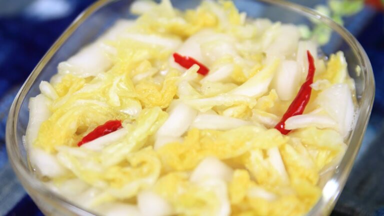 ３分揉むだけで美味しく食べれる！白菜の甘酢漬けの作り方