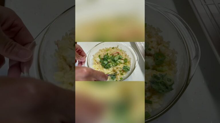 【1分クッキング】焼かないパラパラチャーハン