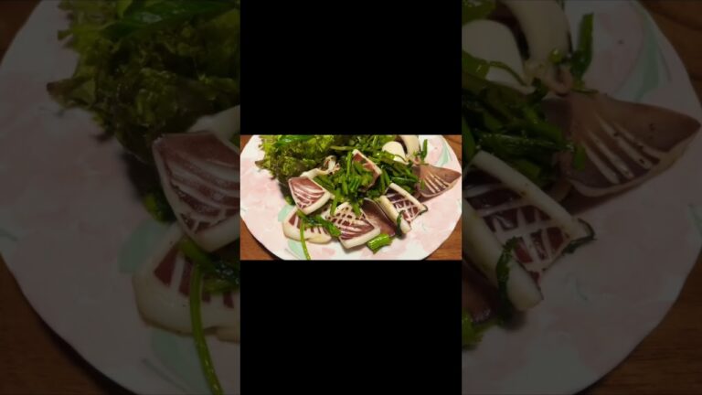 【おやつ】イタリアン風イカのバター炒め！＃Shorts