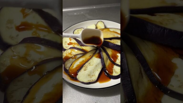 【なす好き必見！！】なすの醤油バターの作り方#shorts