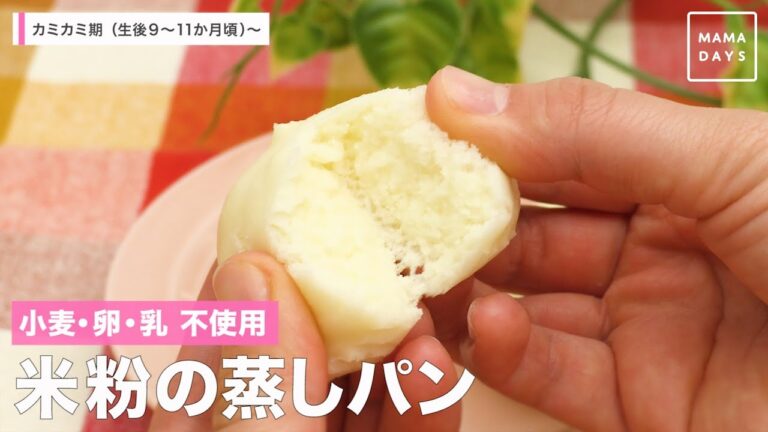 小麦粉・卵・乳製品　不使用　米粉の蒸しパン