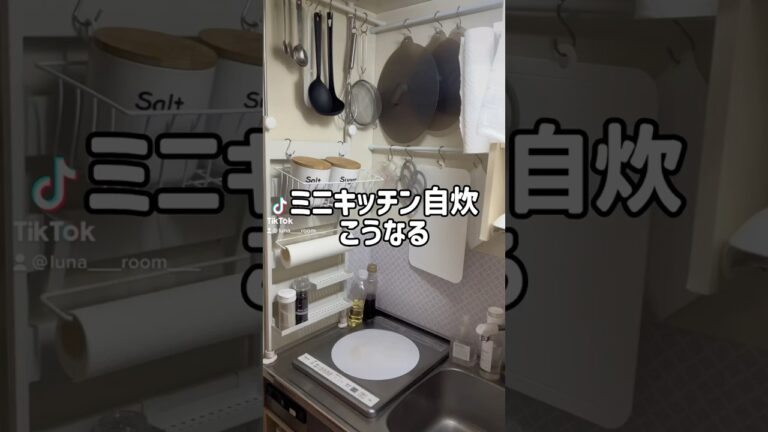 サバ缶カレーつくる　#一人暮らし #ミニキッチン #自炊