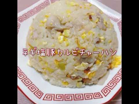 ネギ塩豚カルビチャーハン