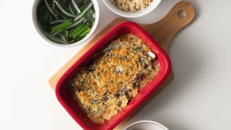 料理プロセス・いわしのパン粉焼き献立【レシピ・ラボ】