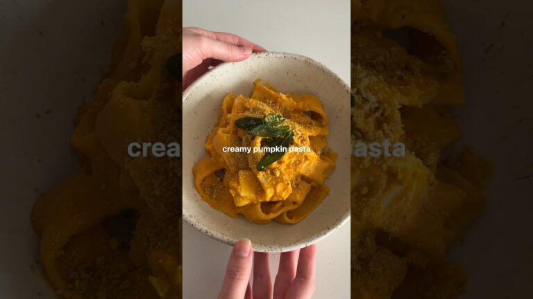 Creamy Pumpkin Pasta 🤌🏼 Vegan