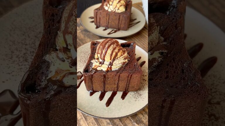 【生チョコがとろけるティラミストースト🍫】#japanesefood #もぐてれグルメ