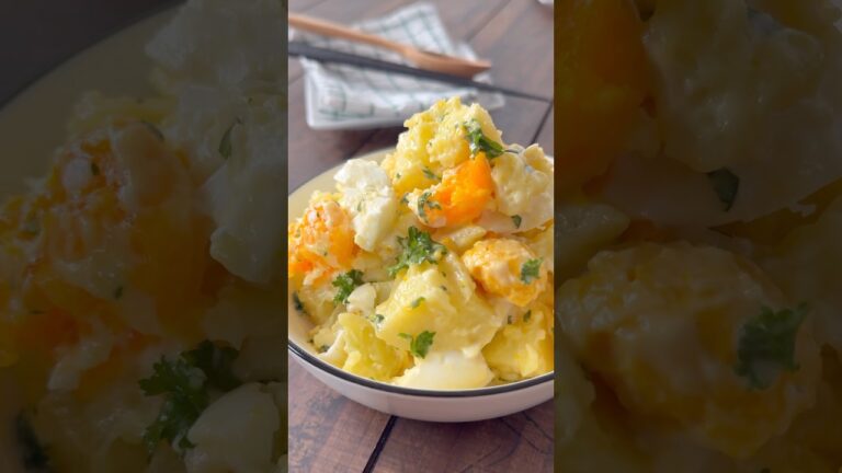 シンじゃがで🙌じゃがいもとゆでたまごのホッとポテサラ🥰