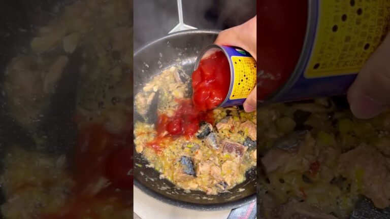 【-10kg飯】さばチリパスタ