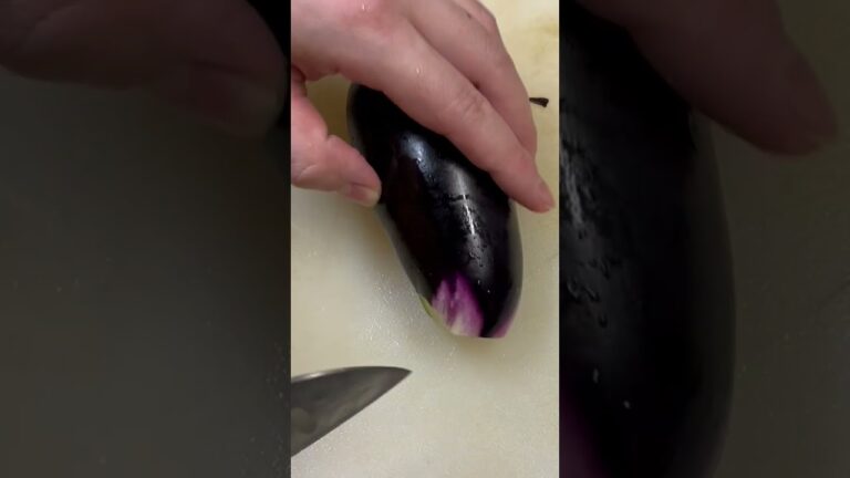 ナスの輪切り【焼き茄子】