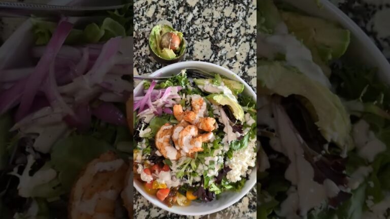 Forgive yourself, try this easy shrimp salad! #fyp