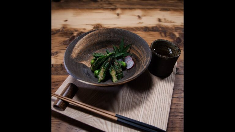 美味しい香り！オクラ焙煎胡麻和え ｜和食のレシピ集