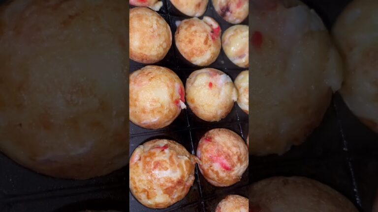 出汁がきいた たこ焼き 外カリカリ 中とろっとろ　#shorts