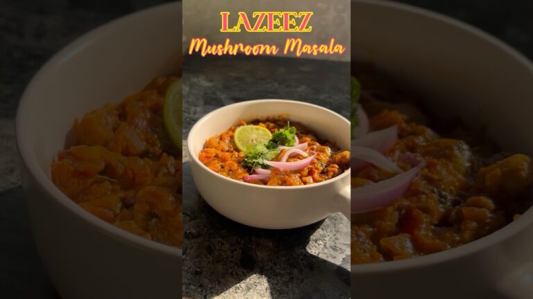 Viral Mushroom Masala🤤 #mushroomrecipe #sabzi #desicooking #yummyfood #tastyrecipes #shortsfeed