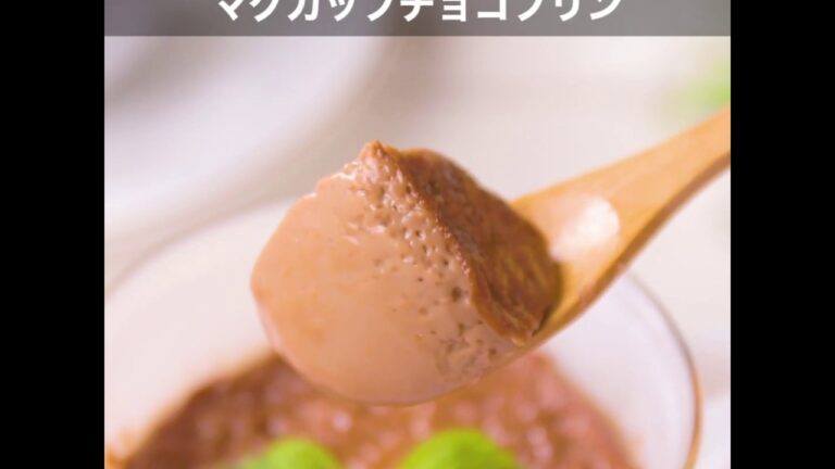 レンジで作れる！ 簡単 マグカップチョコプリン ｜ moguna[モグナ]