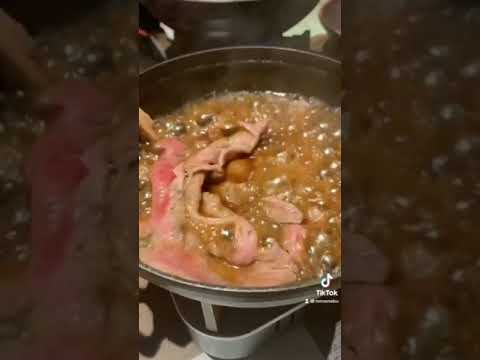 激ウマすき焼きと言えば。。豚捨ての肉 #Shorts