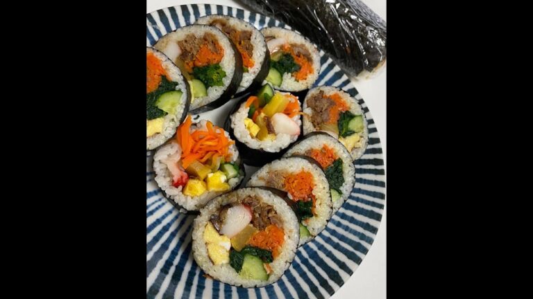 瞬きしないで見て！具だくさん巻寿司の巻き方！　#shorts　#恵方巻き #巻寿司