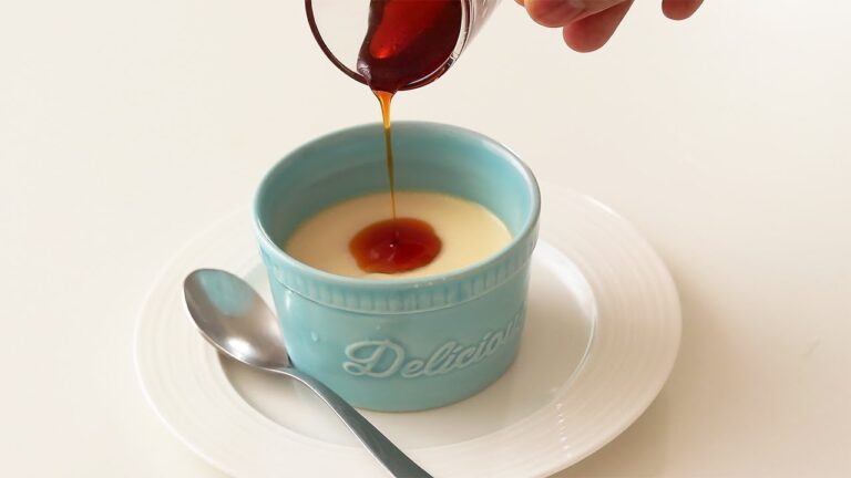 オーブンなしですぐ作れる!なめらかプリンの作り方＊卵1個シリーズ#3 Custard Pudding｜HidaMari Cooking