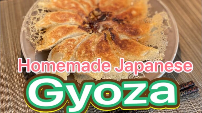 【羽根つき餃子】野菜たっぷり肉餡  餃子の包み方　[餃子 後編] Homemade Japanese Gyoza [ Gyoza 2 ] ENG SUB