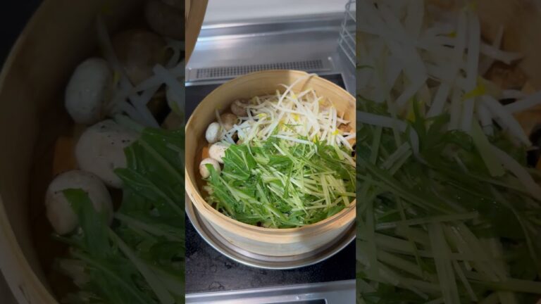 蒸籠蒸し　シンプル野菜