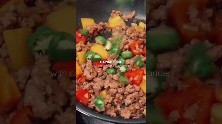 ガパオライス作ってみた🇹🇭✨ #おうちごはん #おうちごはん好きな人と繋がりたい #ひとり暮らし #ひとり暮らしごはん #ガパオライス #レシピ　#丁寧な暮らし