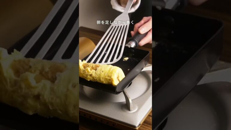 【福岡県民が教える】絶品めんたいこレシピ 1本丸ごとめんたい玉子焼き #ダイエット #shorts