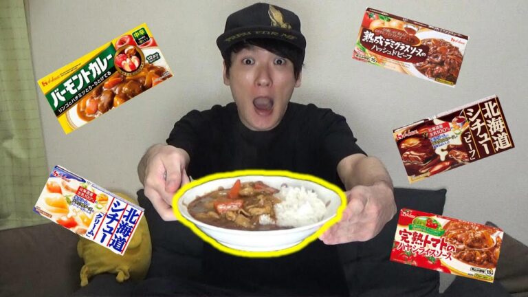 カレーハヤシシチューなど混ぜて最強の何か作った！！