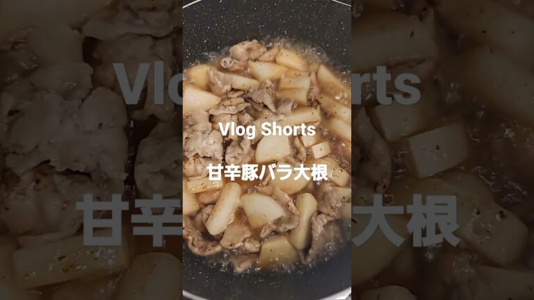 甘辛の豚バラ大根