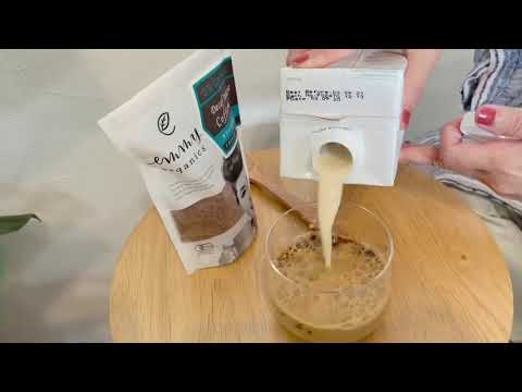 オーツミルクでつくるアイスカフェオレ