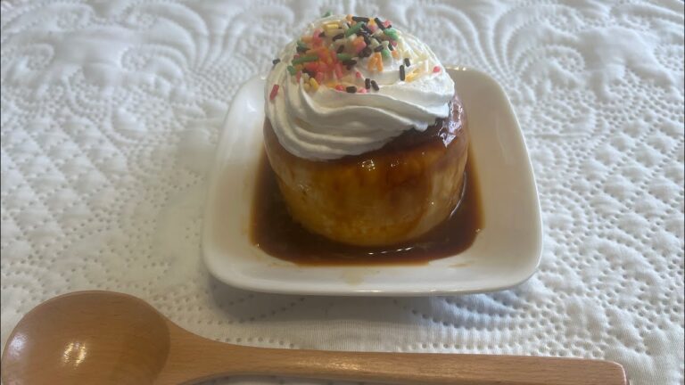 レンジで簡単マグカッププリン/カラメルもプリン液もレンジで作れます