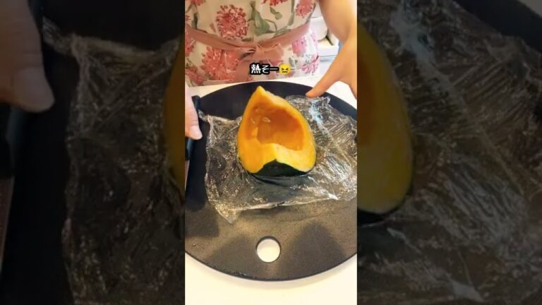 🍳かぼちゃで一品☆夫大絶賛🤩👍【不器用な私が作る簡単で美味しい料理編】#shorts