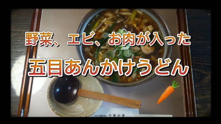 【曲:パプリカ】お野菜たっぷり❤体もポカポカ！【五目あんかけうどん】