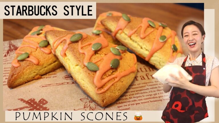 【再現】スタバ風🎃パンプキンスコーンの作り方[秋スイーツ]