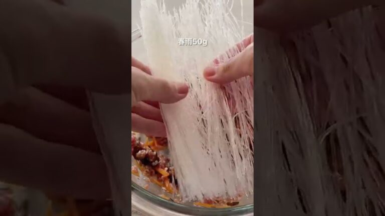 𓂃ご飯が一粒も残らなくなる😋レンチン麻婆春雨𓂃 #shorts