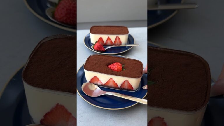 ほっぺた落ちるとろっとろの苺ティラミス🍓#たもグルメ #japanesefood