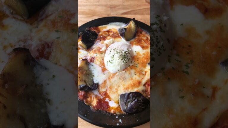 ショート動画　【ドリア】#shorts #ショート  ＃ドリア　＃焼き茄子　＃温玉　＃チーズ