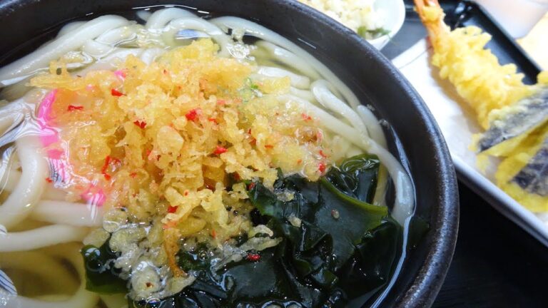 【こんな天かす見たことない!!】コスパもすごくいい！6月に出来た讃岐うどん新店舗【いけこうどん】香川県仲多度郡多度津町西浜11-18